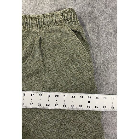 OP Ocean Pacific Shorts Mens Extra Large Green Geometric Draw String Vintage - Picture 6 of 11